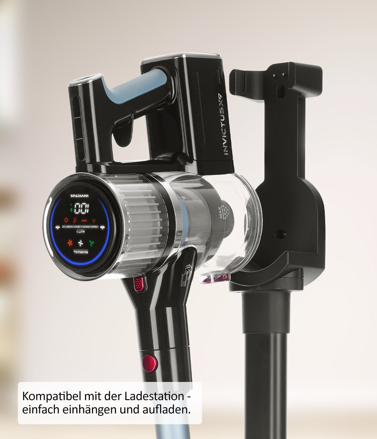 Genius Invictus Ersatz-akku für X9 Facelift 55 Min Laufzeit wechselbar Staubsauger-Akku