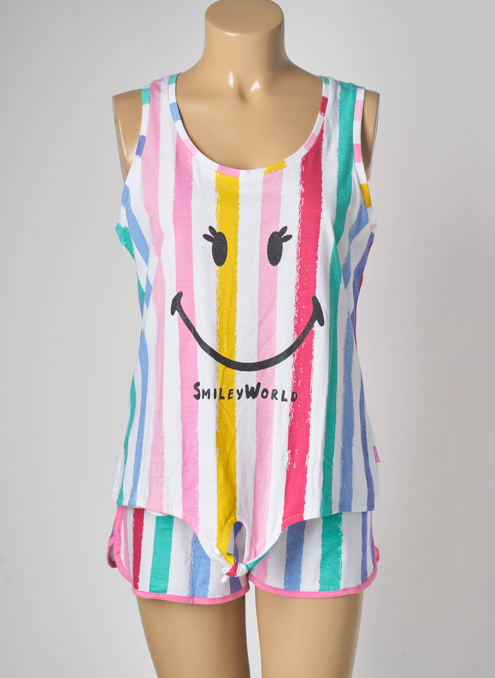Smiley Ensembles Short Femme couleur bleu