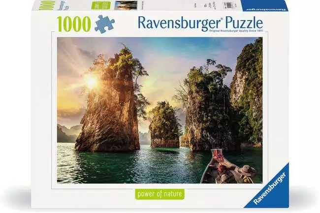 Puzzle 1000 Teile - Three rocks in Cheow, Thailand