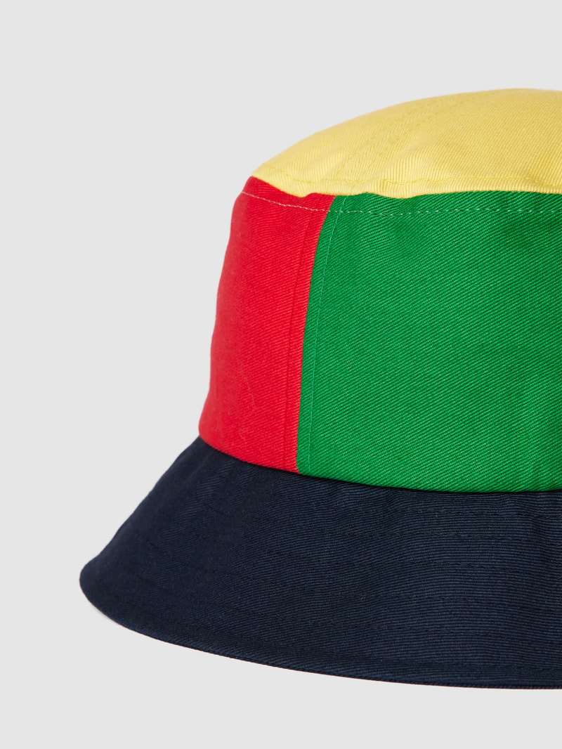 Bucket Hat im Colour-Blocking-Design in blau