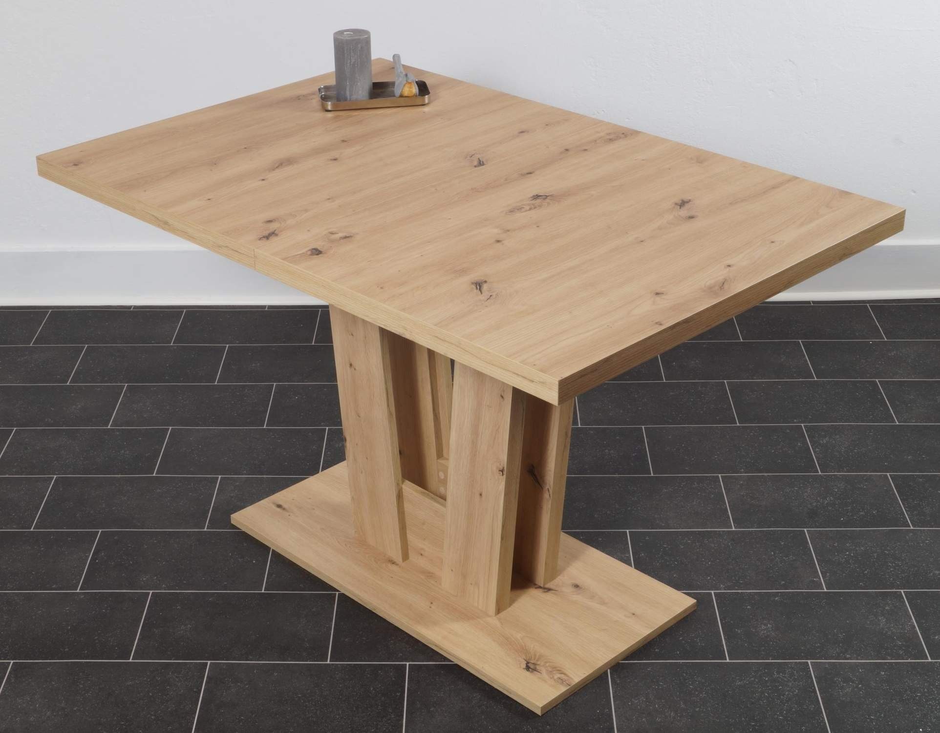 Trendmöbel24 Eckbankgruppe Eckbank Eckbankgruppe VERONA II 150x190 cm Eiche mit Tisch Varese, (4-tlg)