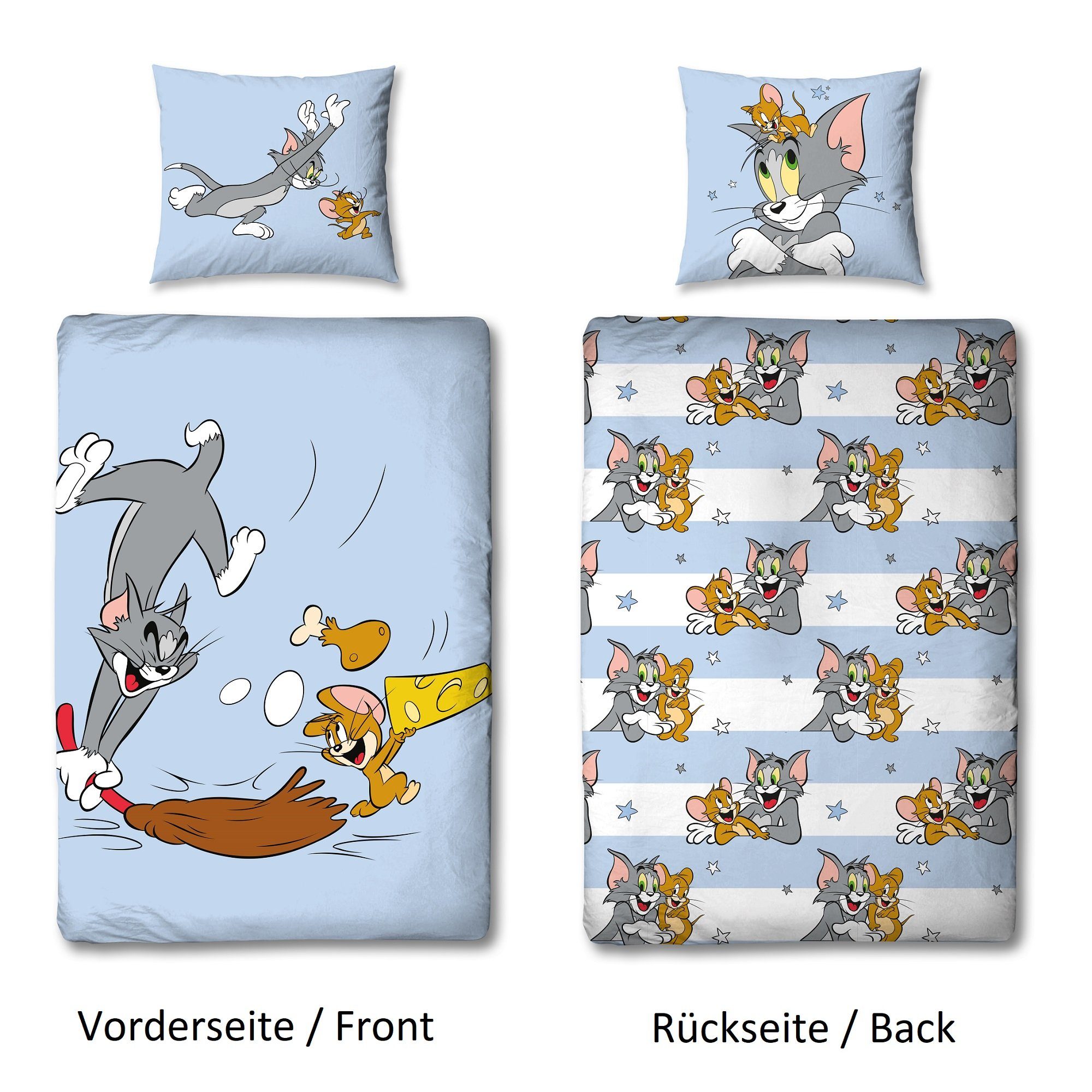Kinderbettwäsche Tom und Jerry 
