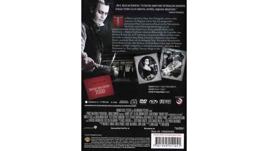Sweeney Todd - Der teuflische Barbier aus der Fleet Street