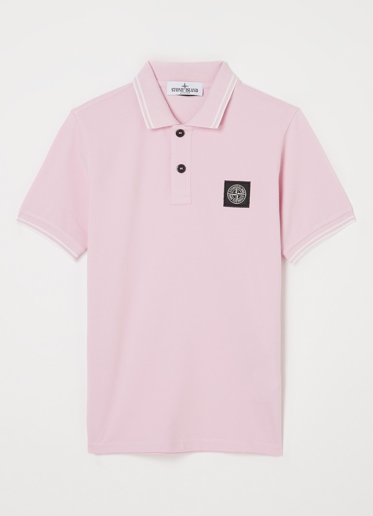 Πόλο μπλουζάκι Stone Island 21348 από βαμβακερό πικέ με κέντημα λογότυπου