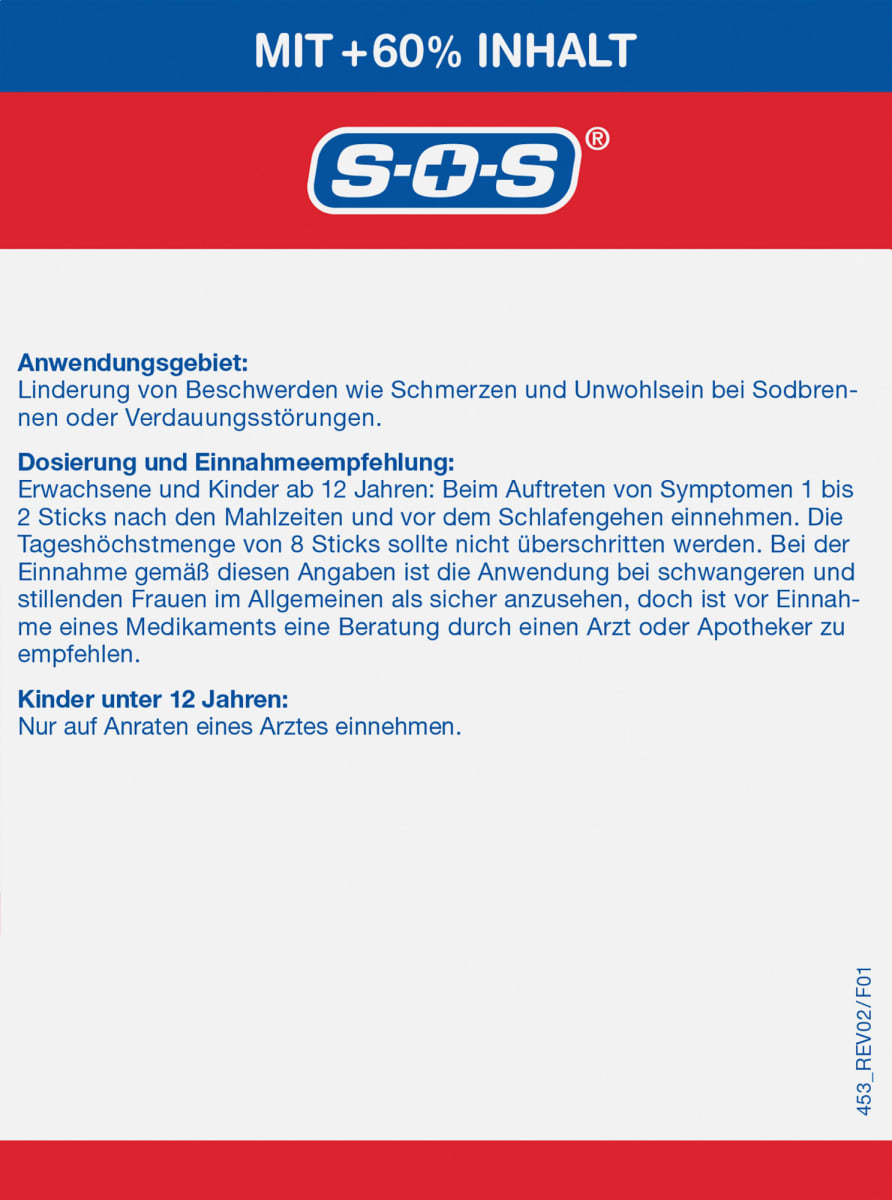 SOS Sodbrennen Blocker Forte 24 St, 240 ml