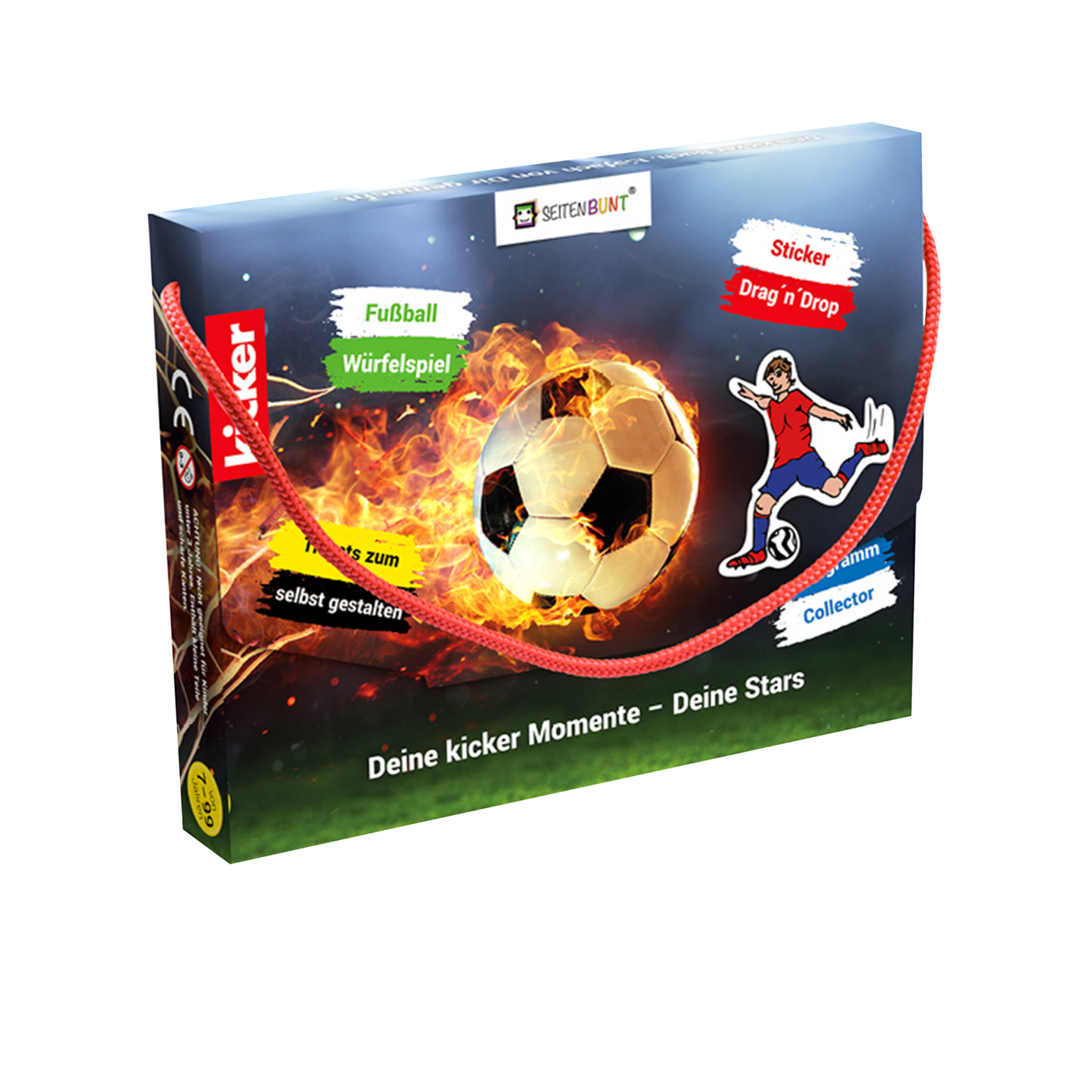 kicker Selbstmachbuch Kids Blau Rot