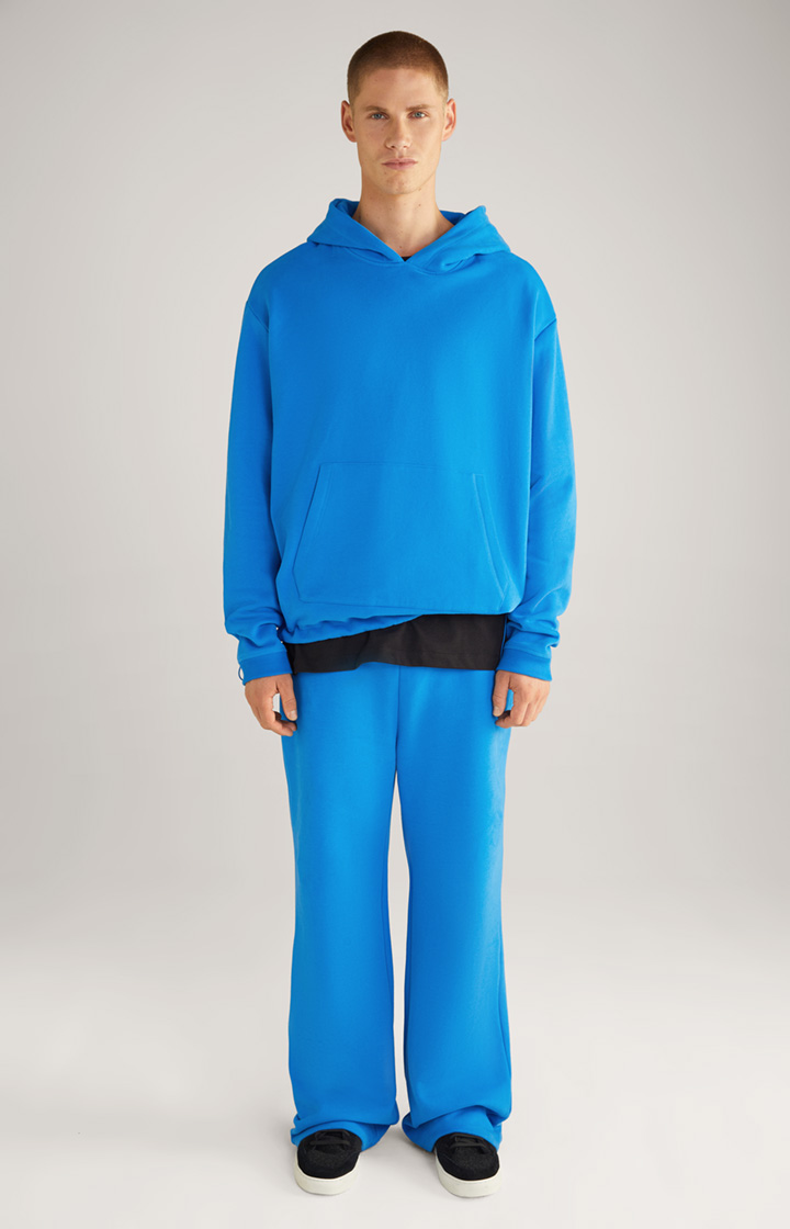 Unisex-Baumwoll-Hoodie in Blau