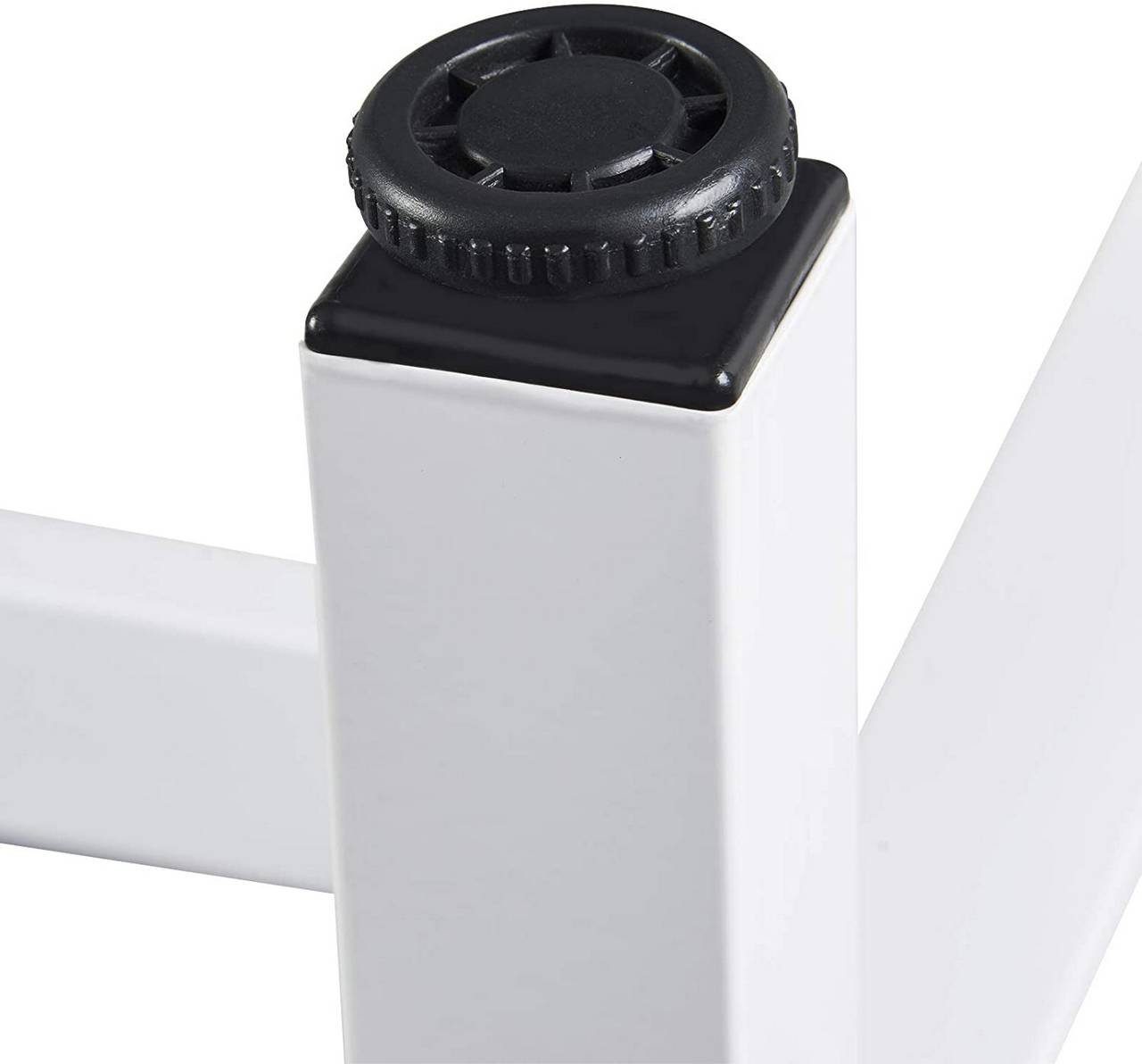 Woltu Bartisch, Bartisch aus Metall, Tischplatte aus MDF, 100x40cm