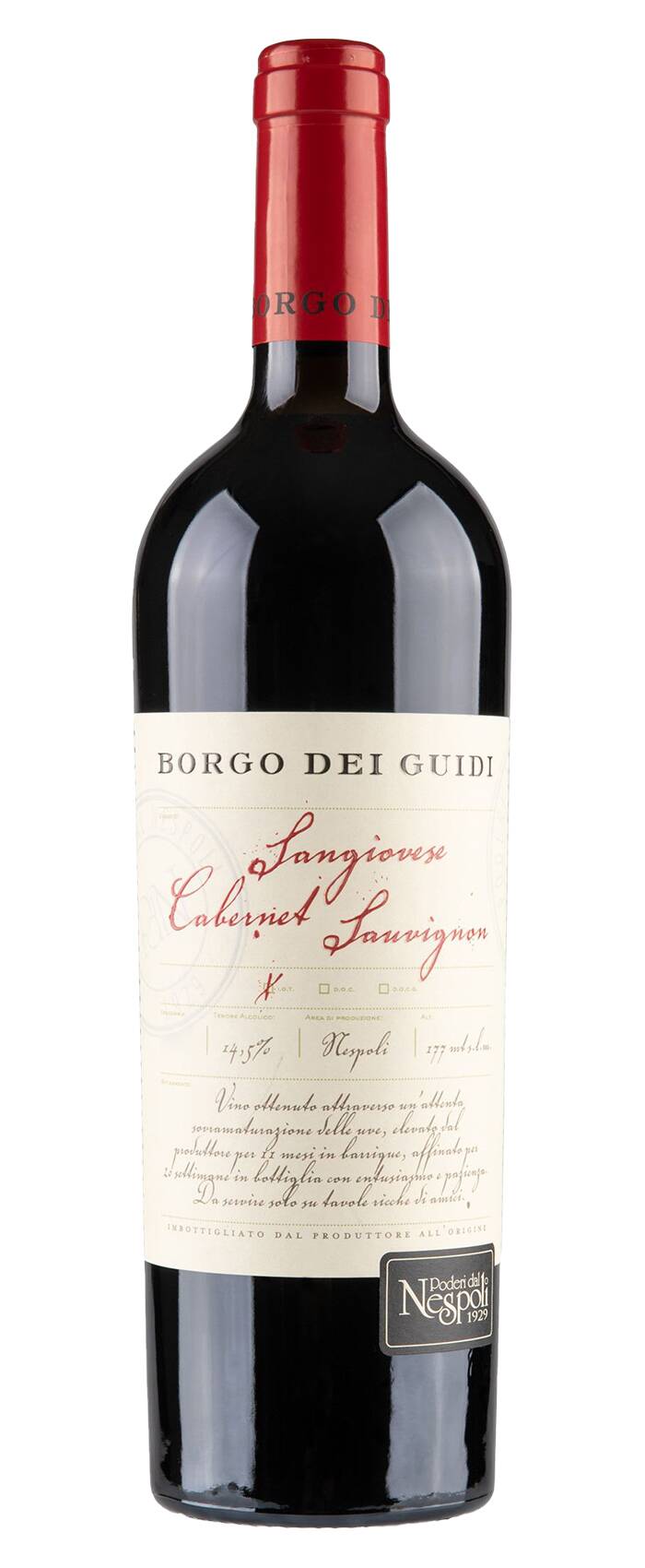 Weingut Poderi dal Nespoli Borgo dei Guidi Rubicone 2019