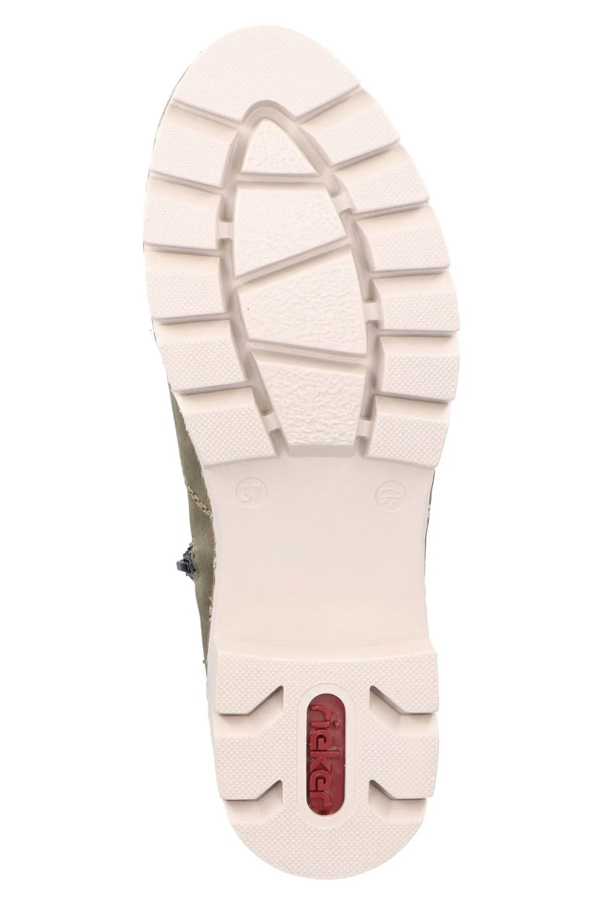 Rieker  Stiefelette - Grün - Blockabsatz
