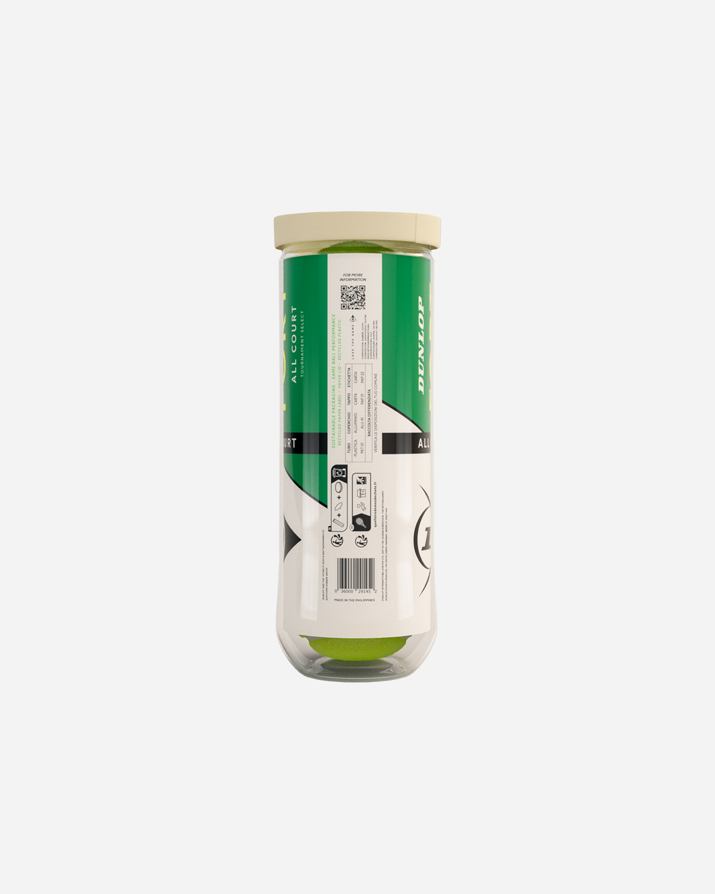 Paleta Padel Dunlop Tubo 3 Paleta Fort Padel 601555