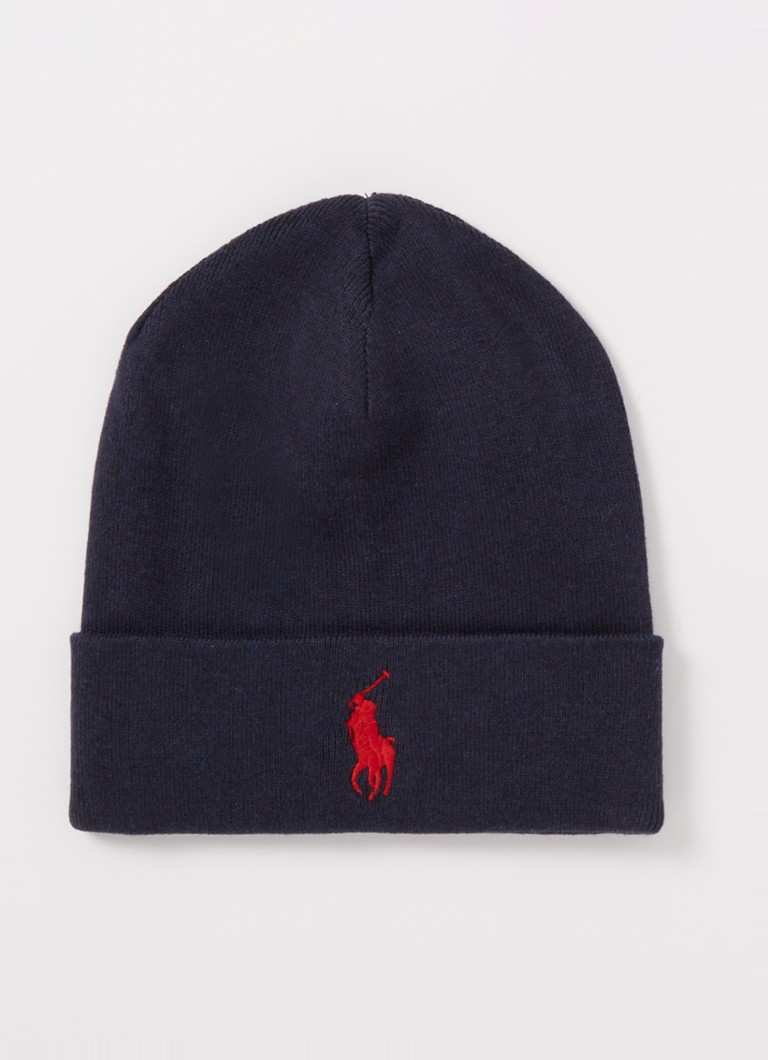 Șapcă Ralph Lauren din tricot fin cu logo brodat