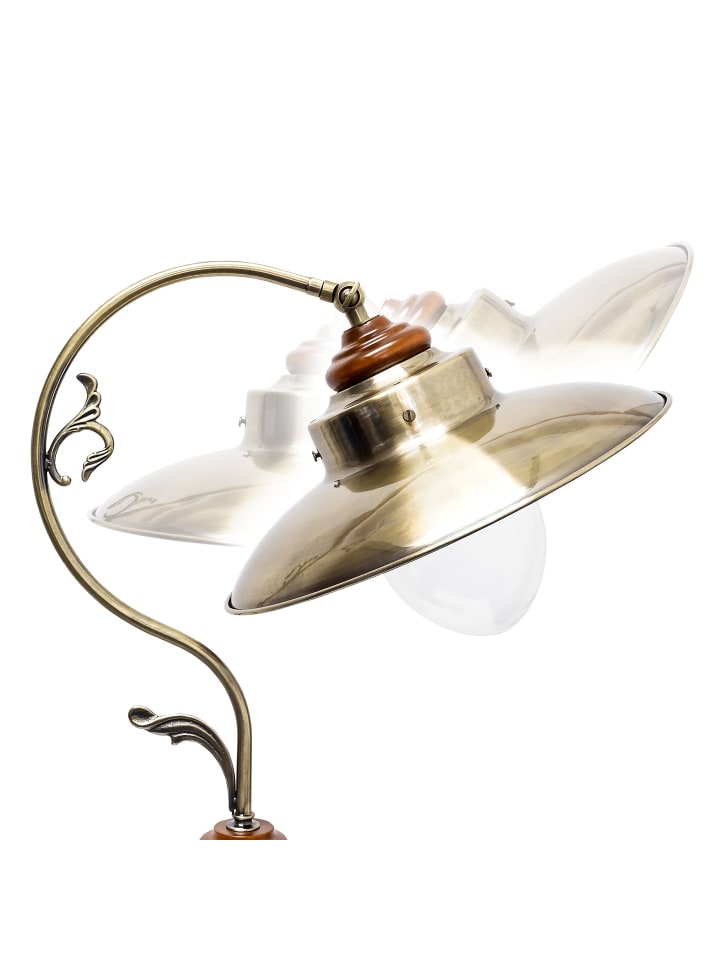 relaxdays Stehlampe in Gold/Braun günstig kaufen onesize