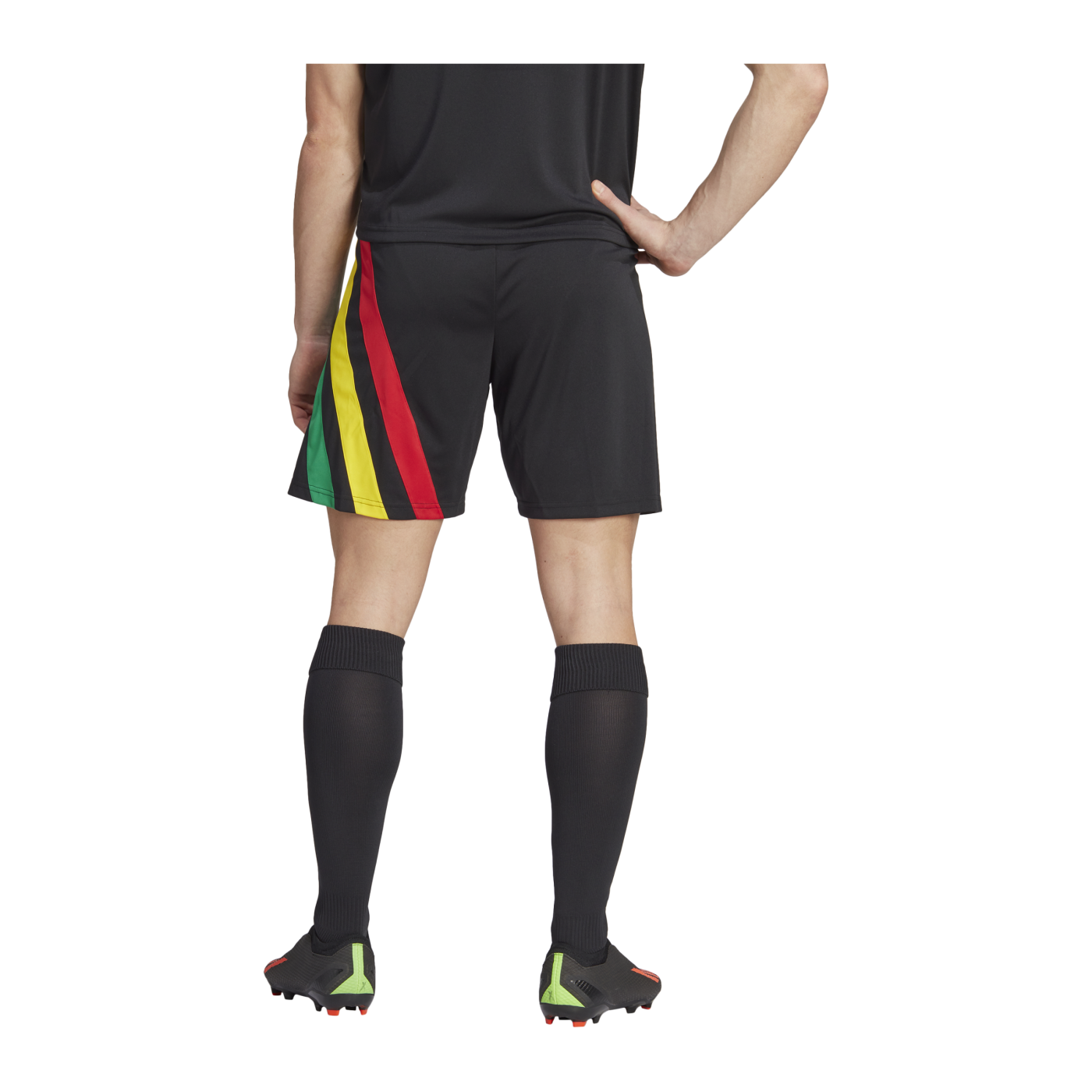 adidas Fortore 23 Short Schwarz Rot Gelb