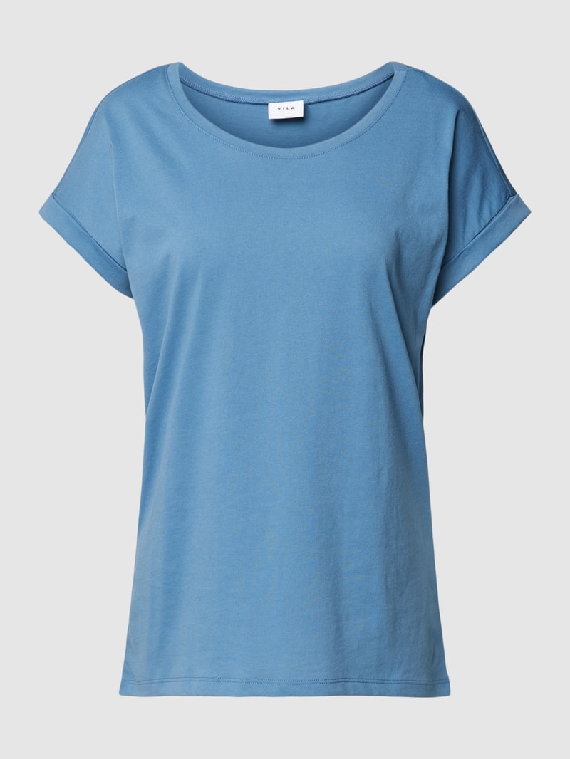 T-Shirt mit Rundhalsausschnitt Modell 'DREAMERS PURE' in ozean blau