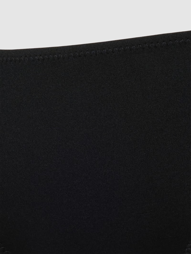 Slip mit Logo-Print Modell 'MICRO' in schwarz