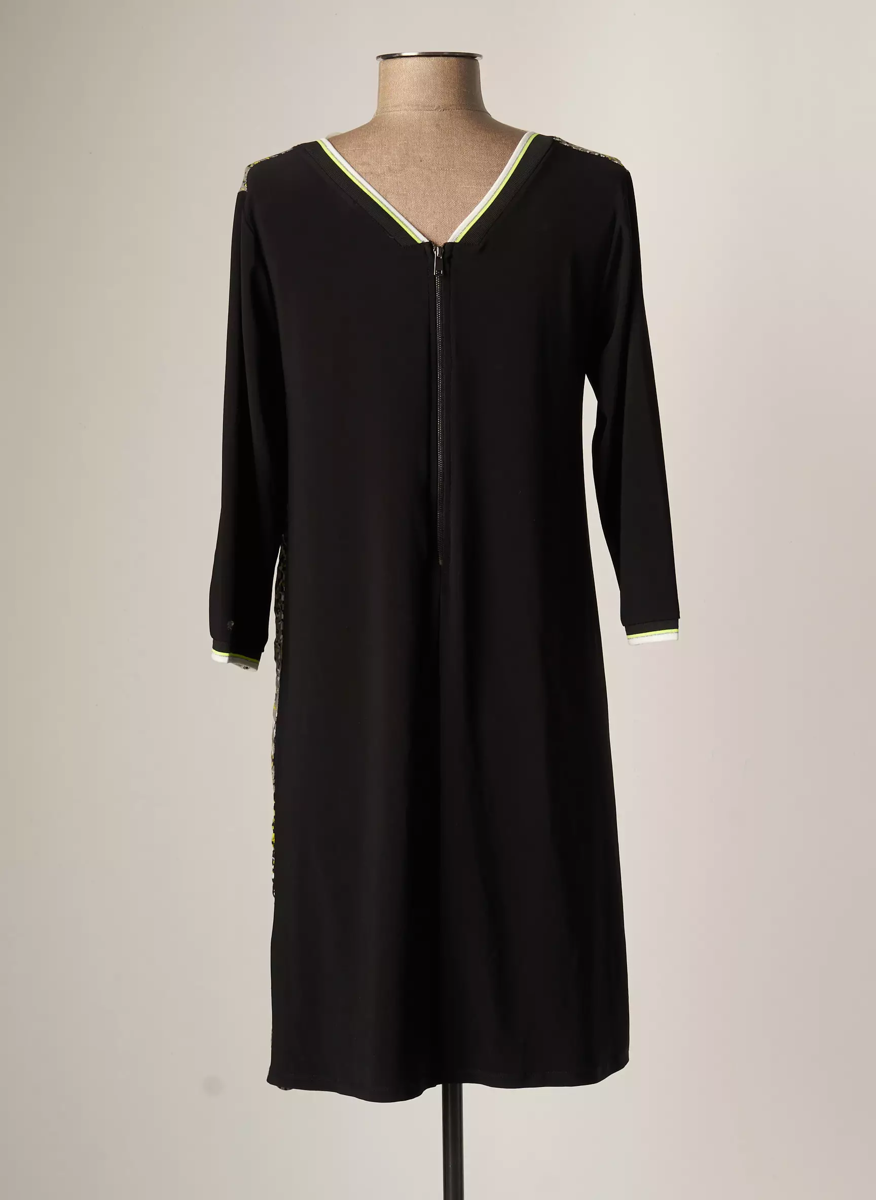 Deca Robes Mi Longues Femme couleur noir