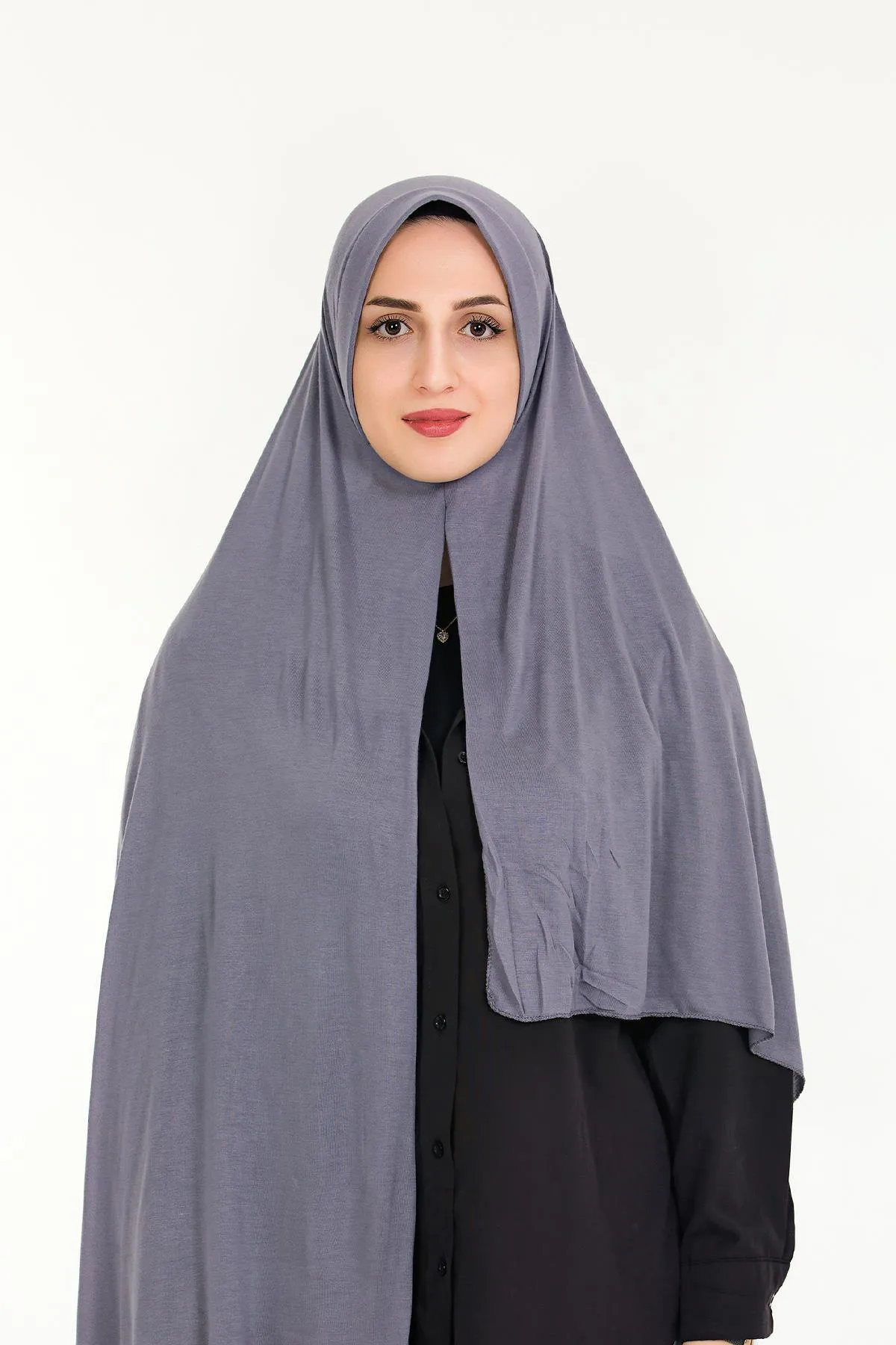 Sensu  Praktischer, aufsteckbarer Hijab-Schal aus gekämmter Baumwolle