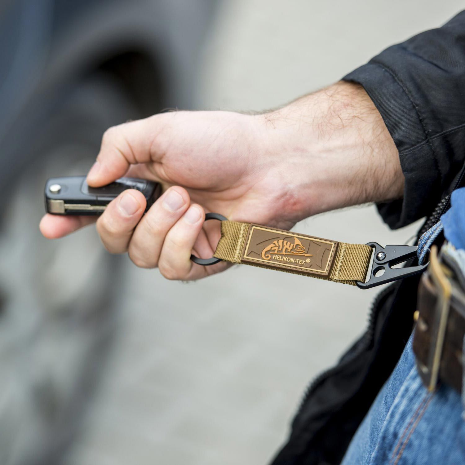 Snap Hook Key Chain mit Logo