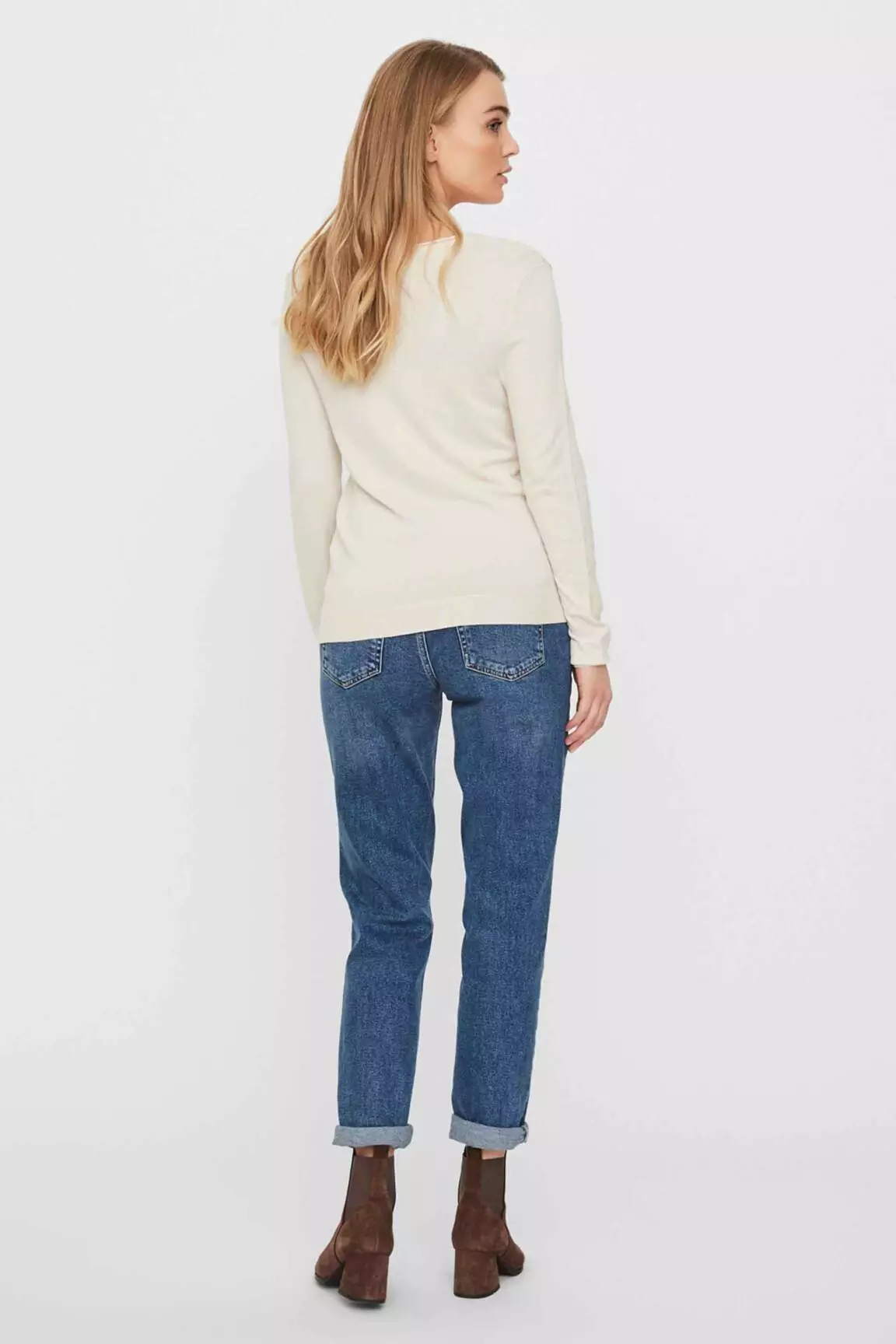 Vero Moda Fine Maille Femme couleur beige
