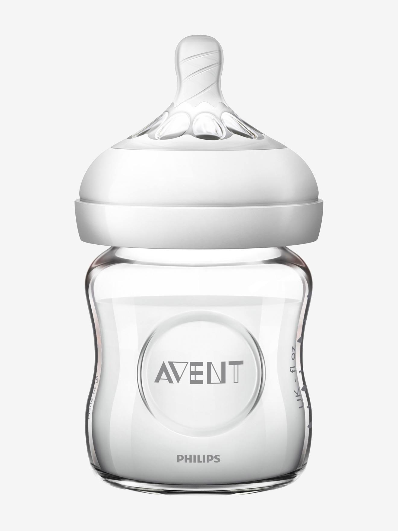 Lot de 2 tétines Philips AVENT Natural, 5 débits transparent