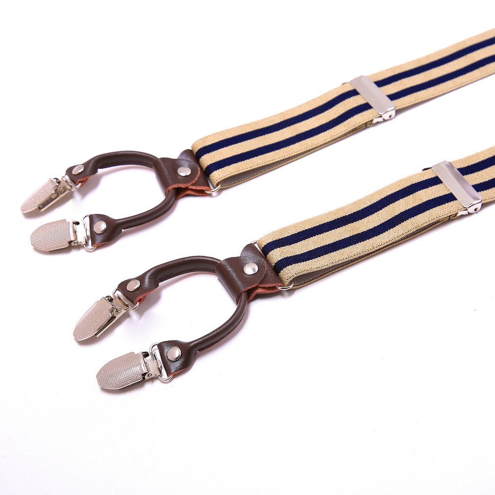 SCOBELT Hosenträger Hosenträger 6 Clips Heavy Duty Men Braces Y Zurück (Durable Elastic Verstellbare Hosenträger, Starke Metall Clips Hosenträger)