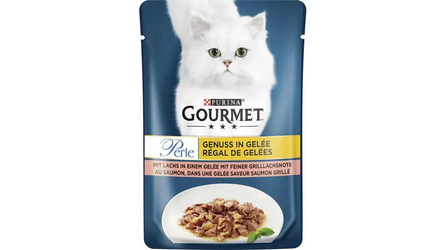PURINA GOURMET Perle Genuss in Gelee mit Lachs 85 g