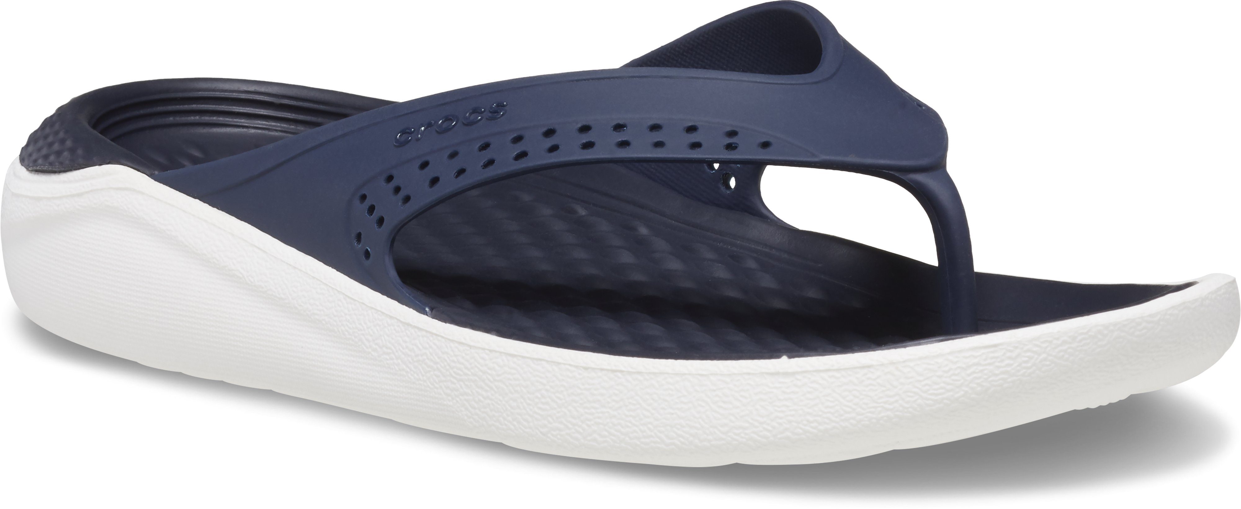 Crocs Lite Ride Flip Badezehentrenner mit weichem Zehensteg