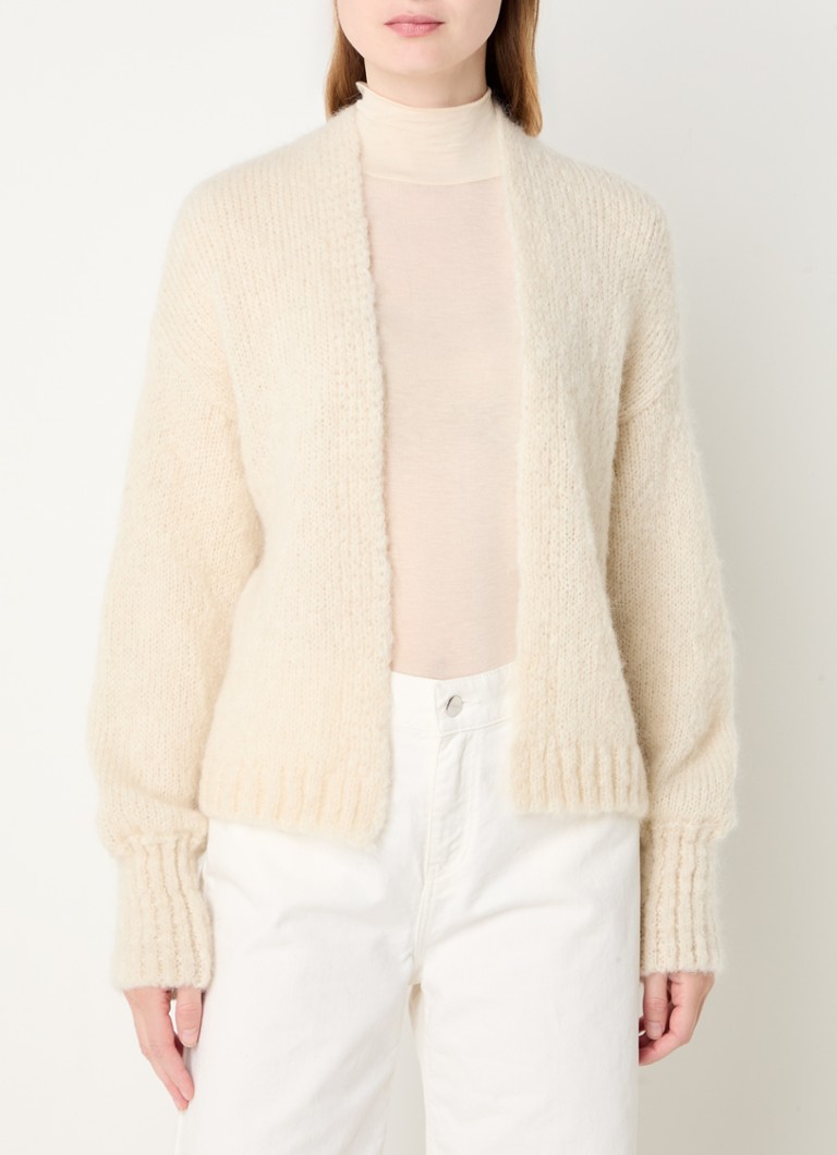 alchemist Louiza coarse knit conspicuous vest in alpaca wool blend