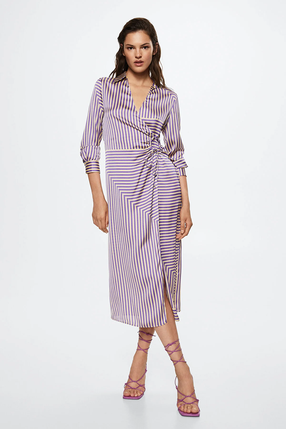 MANGO  Lila Damenkleid 37032885