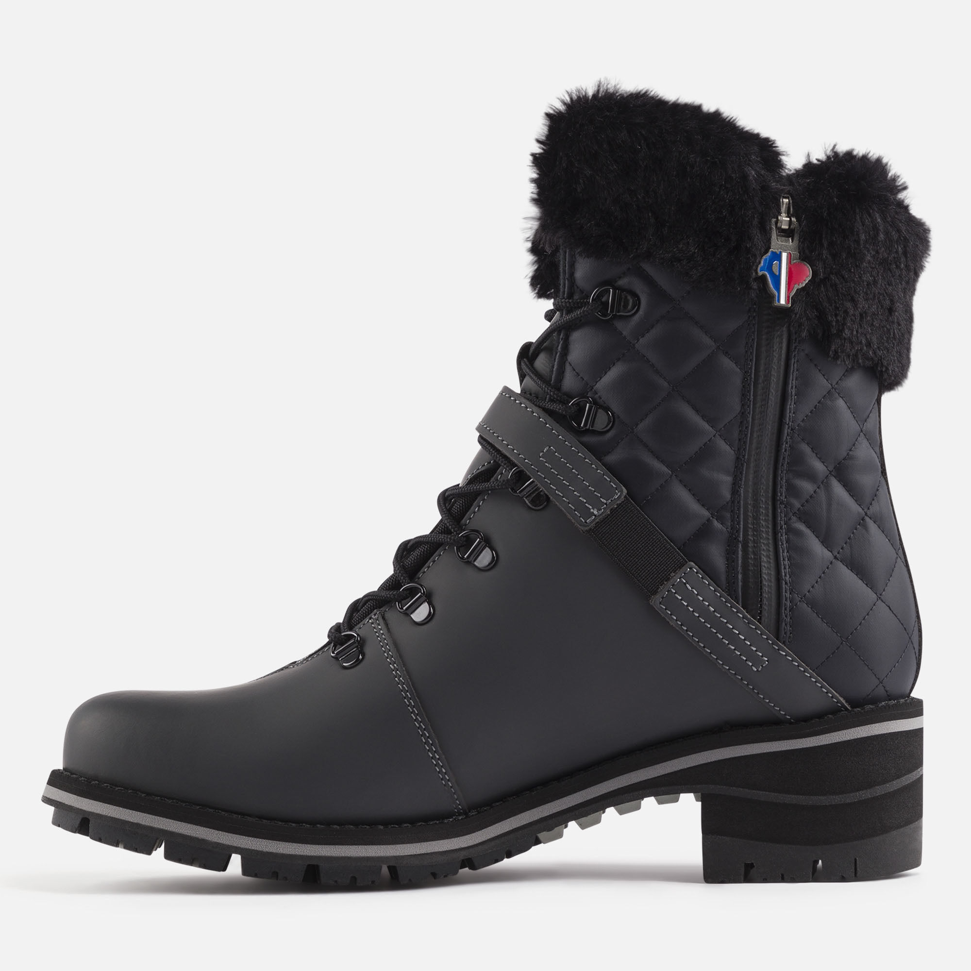Bottines Megève noires femme