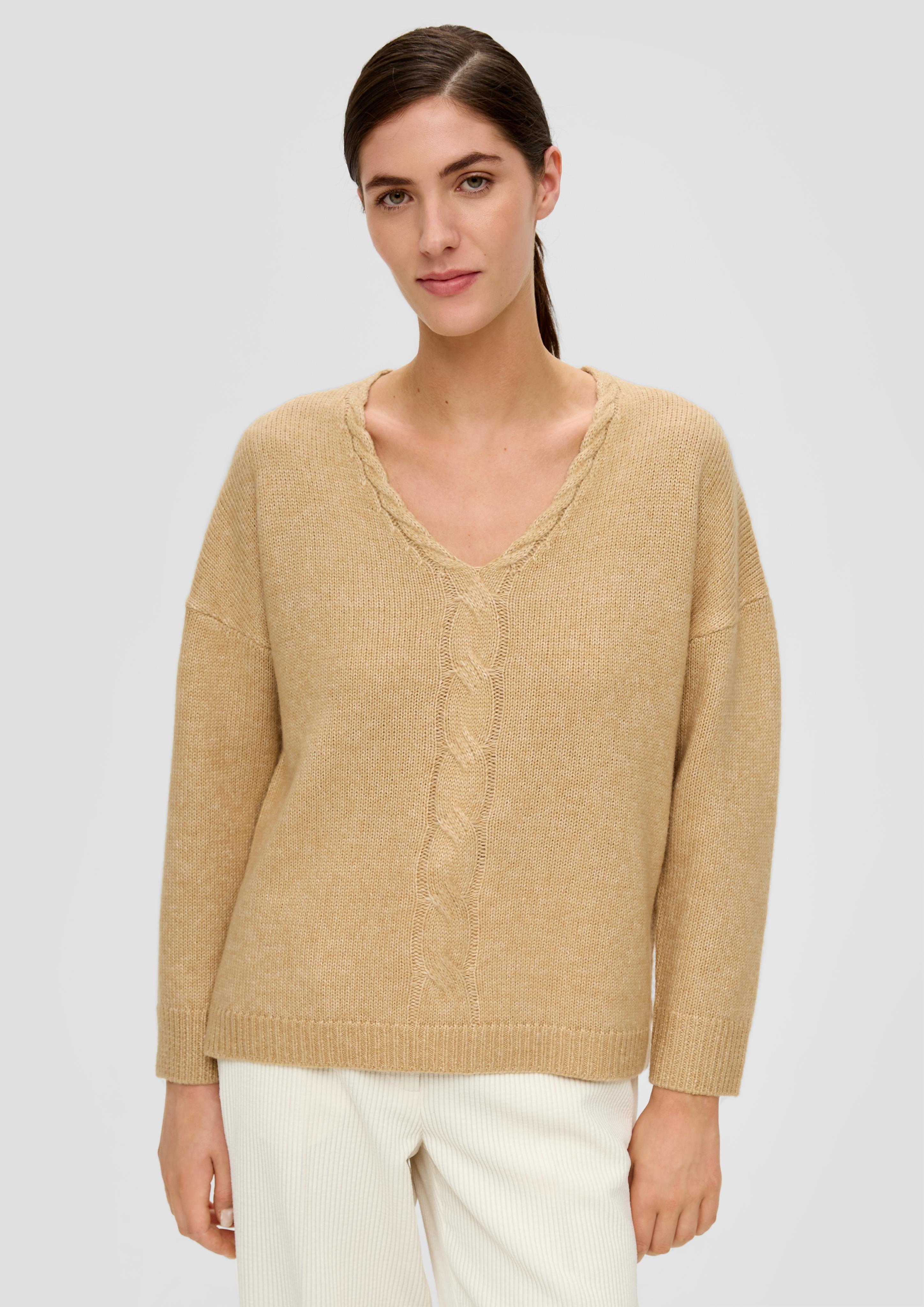 Strickpullover mit V-Ausschnitt  2141986-8325