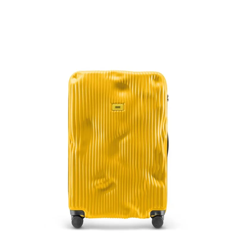 Crash Baggage Stripe Kofferset Gr. L\/M\/S - Yellow