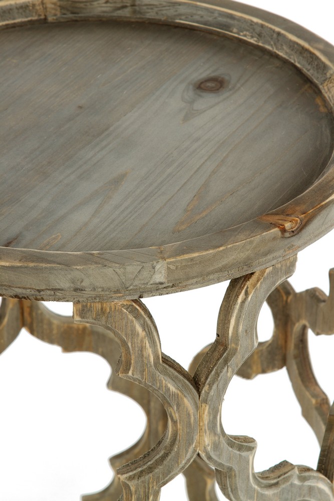 MyFlair My Flair Holz Beistelltisch 