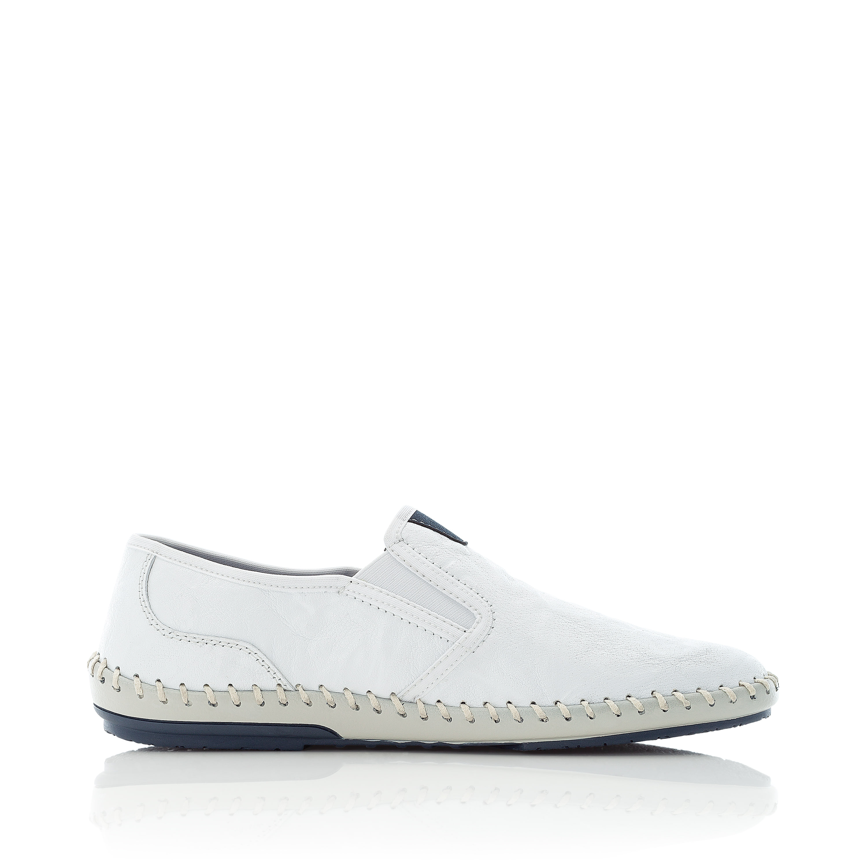Rieker Herren Slipper perlweiß