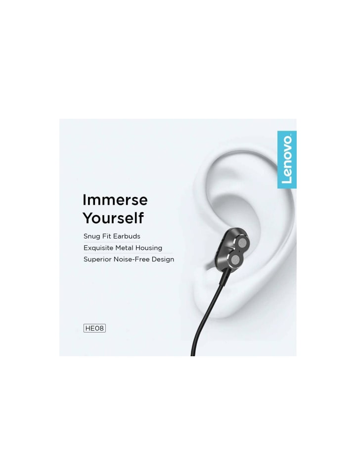 Lenovo Lenovo SoundFlow 6X In-Ear Bluetooth Kopfhörer | Schwarz in Schwarz günstig kaufen onesize
