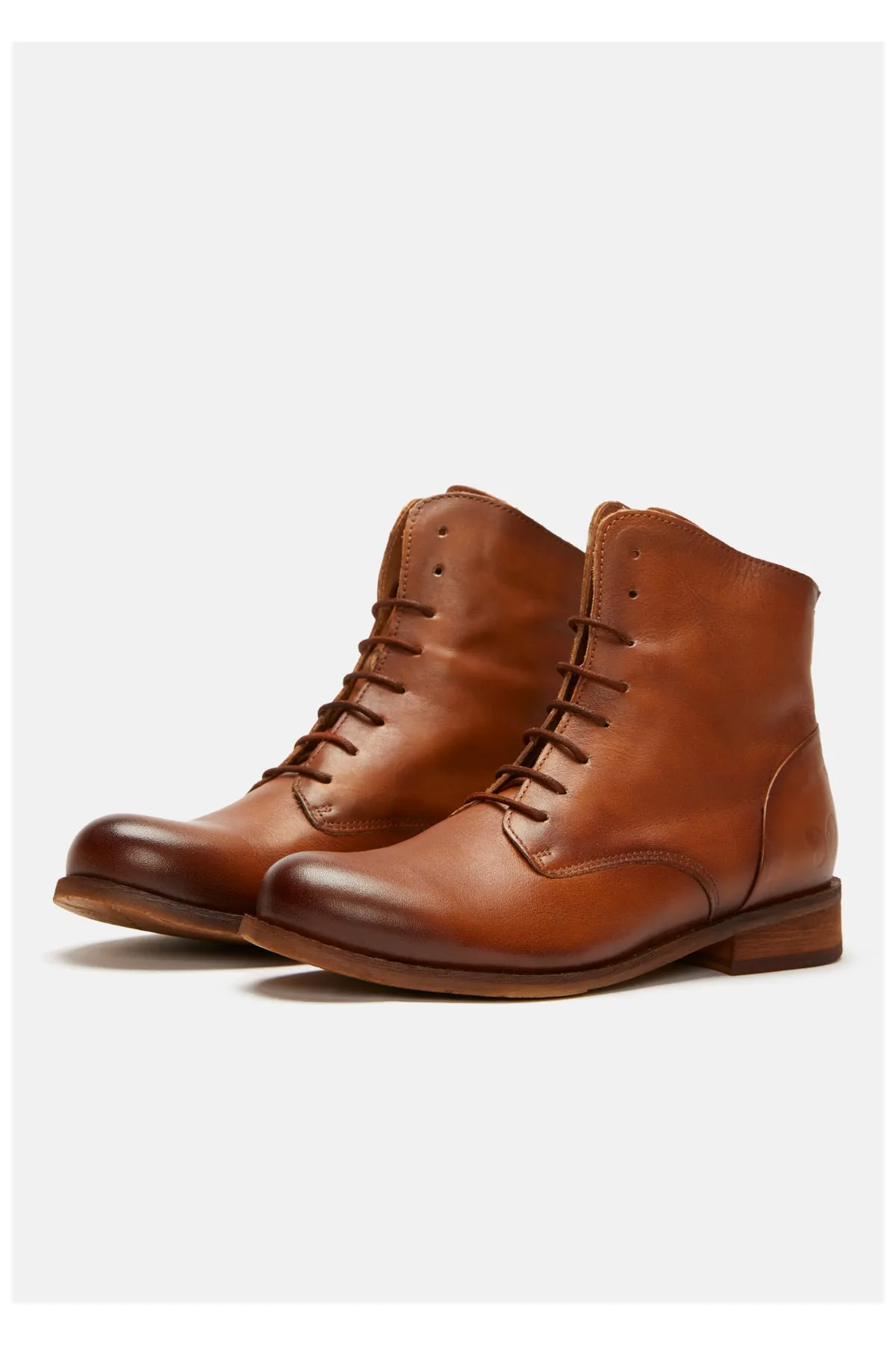 Felmini  Stiefelette - Braun - Blockabsatz
