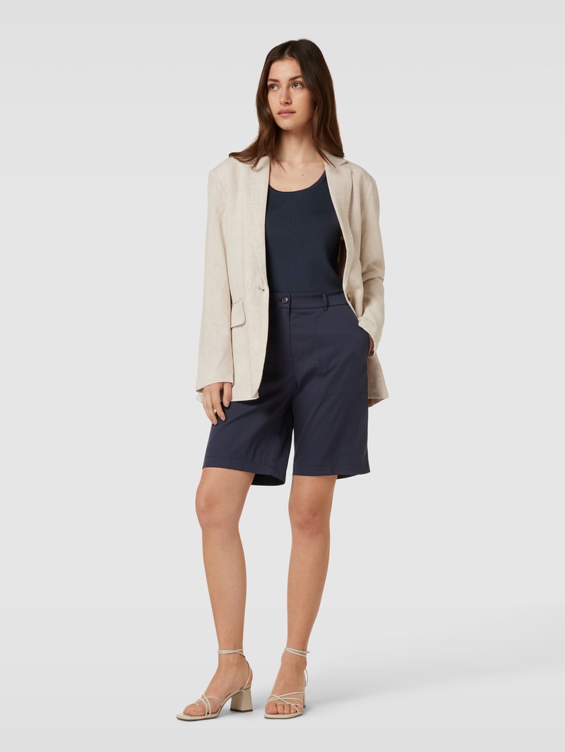 Bermudas mit Eingrifftaschen Modell 'Stella' in marineblau