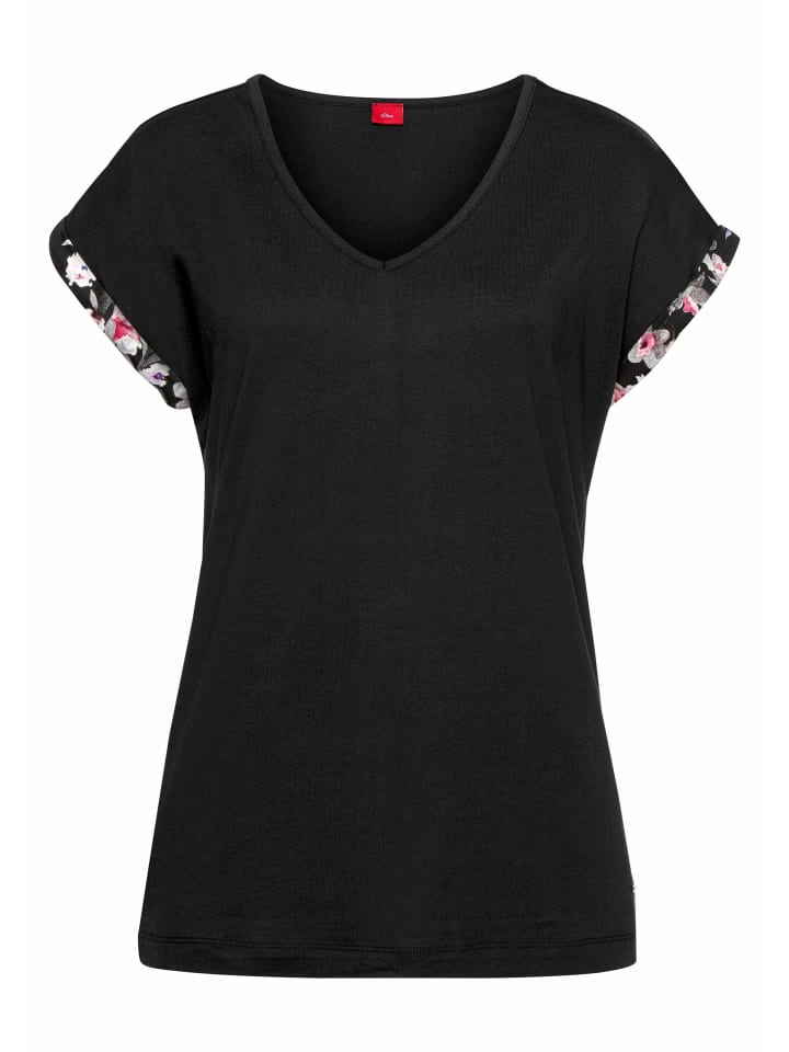 s.Oliver Shorty in schwarz günstig kaufen