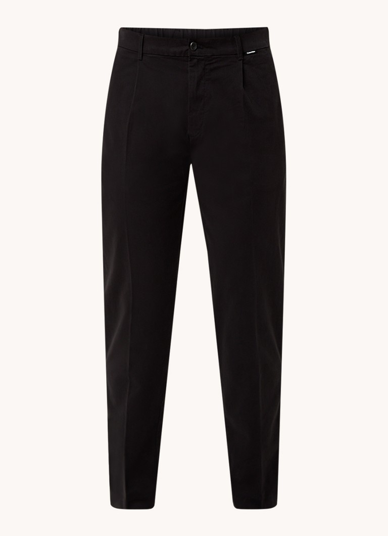 Calvin Klein sašaurinātas piegriezuma chino krekls ar sānu kabatām