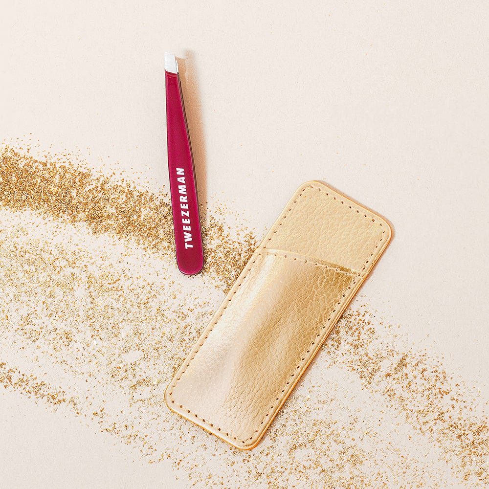Tweezerman Celestial Fuchsia Mini Slant Tweezer