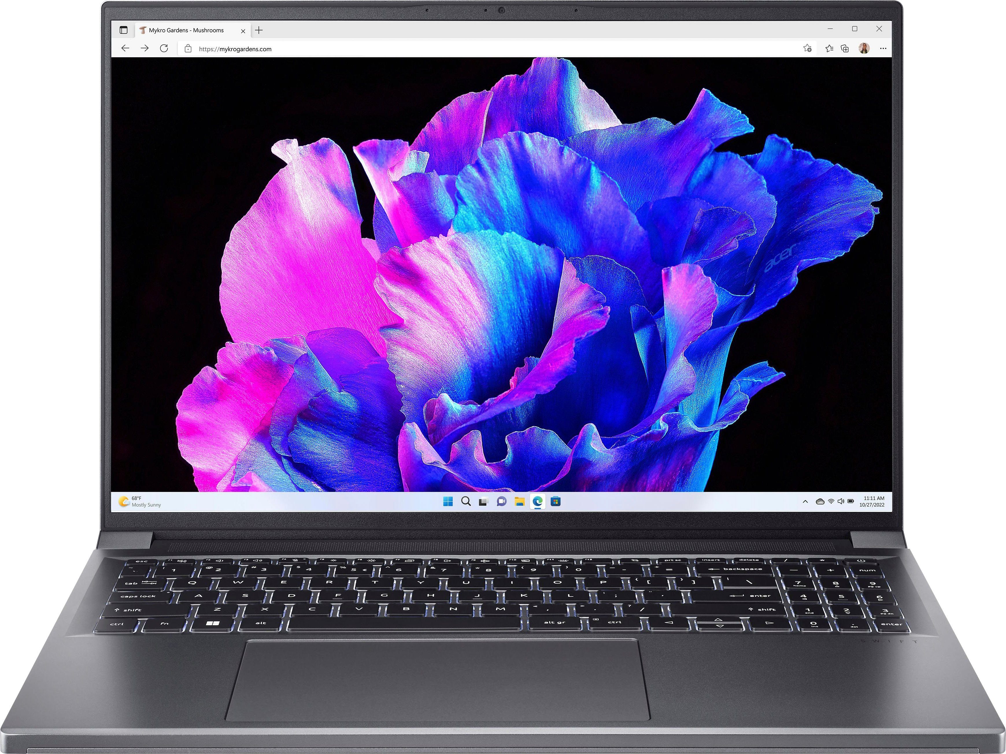 Acer SFX16-61G-R39N Notebook (40,64 cm/16 Zoll, AMD Ryzen 7 7840HS, GeForce RTX 4050, 1000 GB SSD)