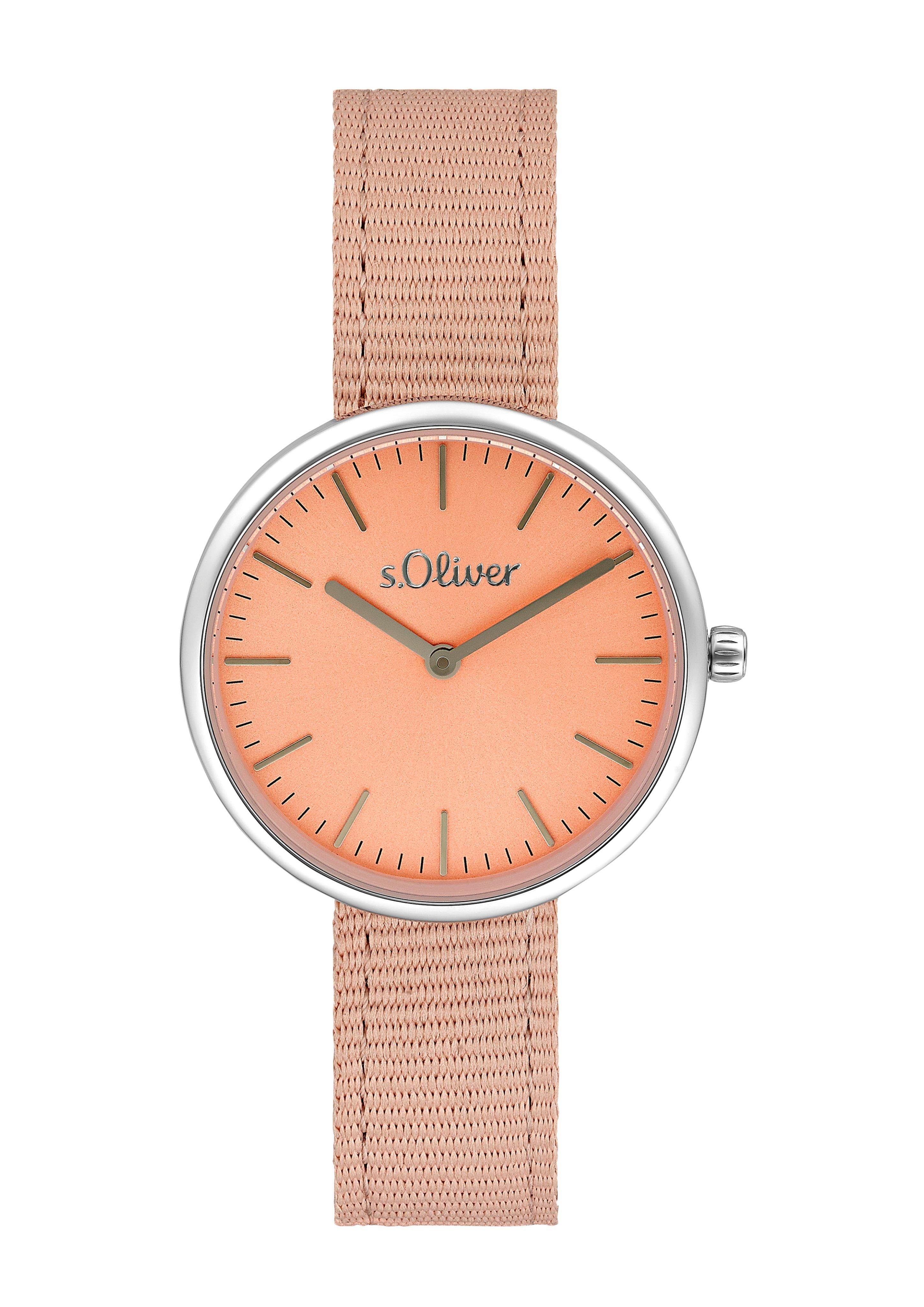 Moderne Uhr mit Textilarmband  6006346-42B0
