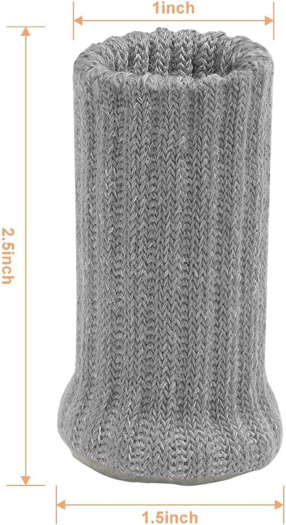 KLLGIA Stuhlsocke Stuhlbeinsocken, 24er-Pack, Bodenschutz vor Kratzern und Lärm, (1 St)