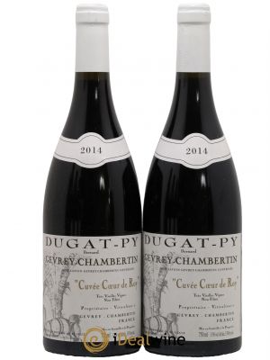 Gevrey-Chambertin Coeur de Roy Très Vieilles Vignes Dugat-Py  2014 - Lot de 2 Bouteilles