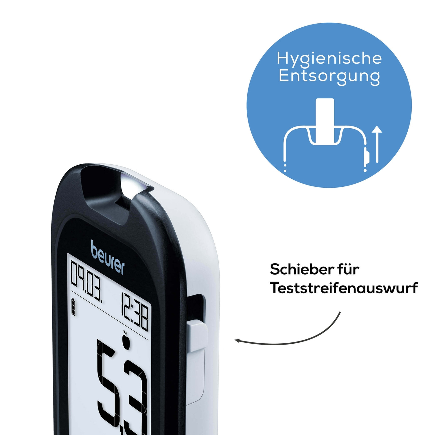 Beurer Blutzuckermessgerät GL 48 mmol/L-Schnell & präzise