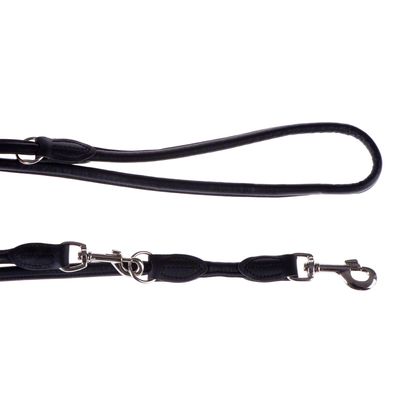 HUNTER Hundeleine Round & Soft Elk schwarz