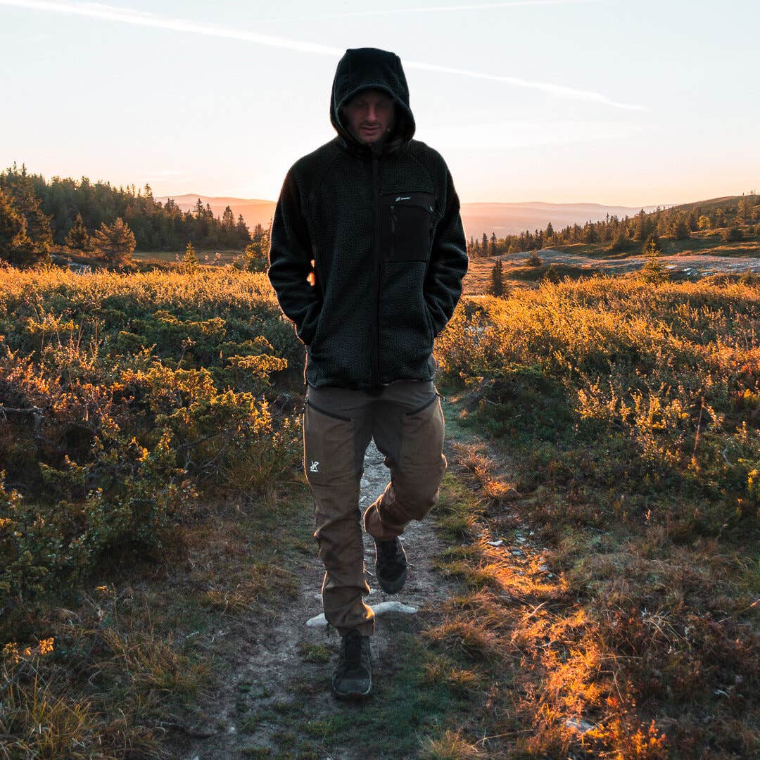 Sherpa Hoodie Homme Caviar