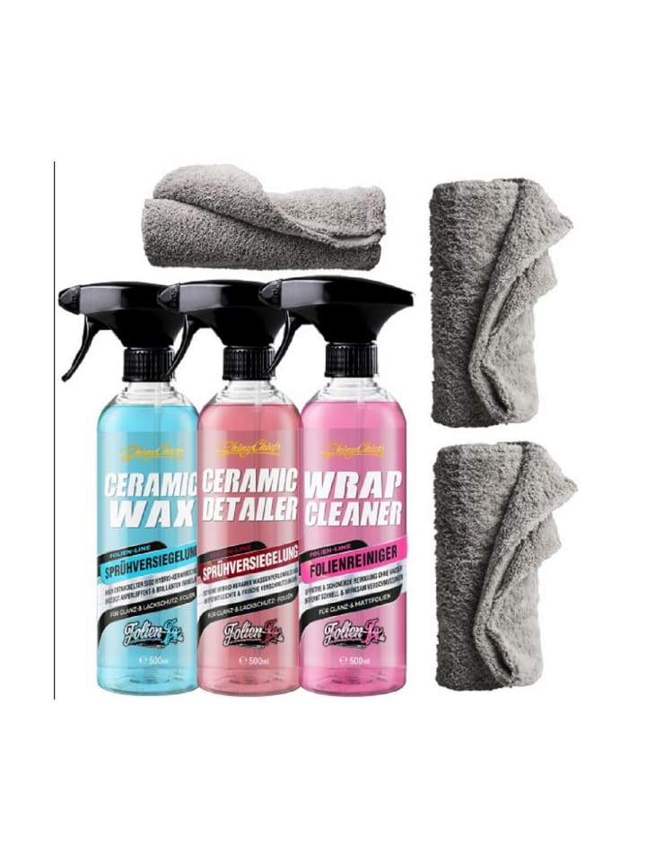 ShinyChiefs CERAMIC WAX - CERAMIC DETAILER   WRAP CLEANER SET (3x500ml) in Mehrfarbig günstig kaufen onesize