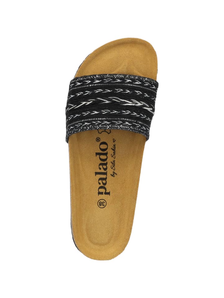 palado Pantoletten in negro/plata (7cm) günstig kaufen